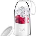 شیکر فِرِش جوس اورجینال  Fresh Juice | میکسر شارژی قابل حمل 0.35 لیتر با تیغه ۴وجهی