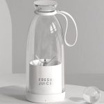 شیکر فِرِش جوس اورجینال  Fresh Juice | میکسر شارژی قابل حمل 0.35 لیتر با تیغه ۴وجهی - تصویر 3