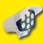 پرژکتور دیواری خورشیدی اورجینال طرح دوربین مداربسته مدل Pr-Cam | چراغ امنیتی سنسوردار - تصویر 6